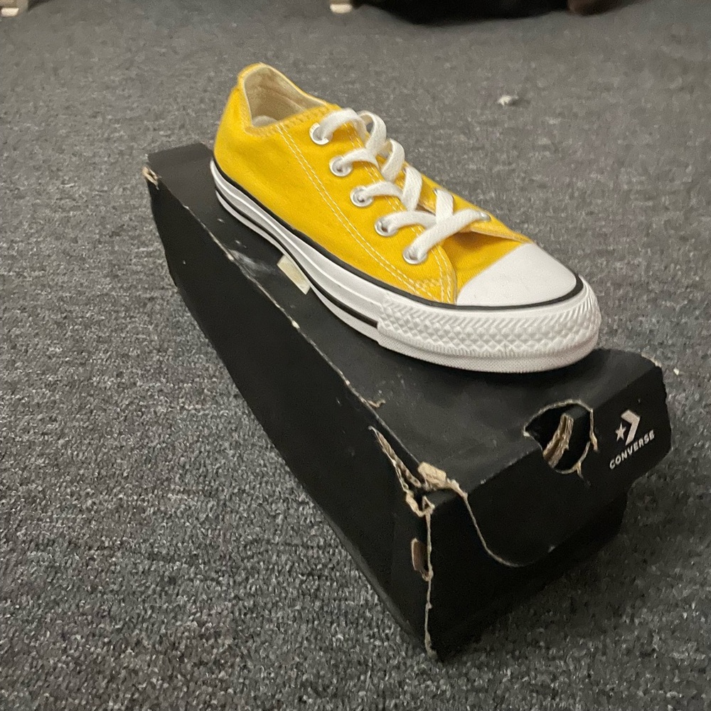 Yellow/ gold converse all star brand new